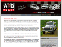 Tablet Screenshot of a2btaxis-barrasford.co.uk